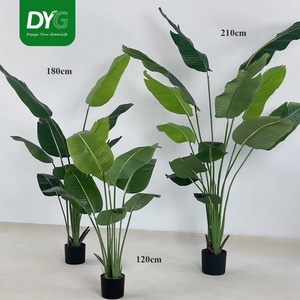 Planta Artificial Bonsai Traveler's Palm Traveler Banana Simulación Árbol Árboles artificiales para decoración <span class=keywords><strong>del</strong></span> hogar Oficina Jardín - Product Image 2