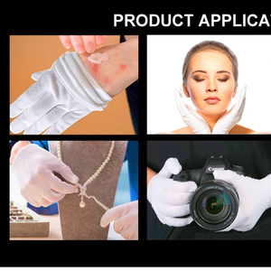 Sarung Tangan Spa Kosmetik Perawatan Malam Hari dari Katun Putih Lembut Ukuran Satu untuk Semua, Melembapkan Kulit, untuk Eksim dan Tangan Kering - Product Image 5