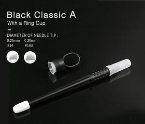 Bolígrafo De Microblading desechable, negro, OEM, con embalaje de blíster para Microblading de cejas - Product Image 6