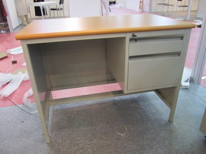 Thép văn phòng bảng Bàn Kim Loại máy tính bảng bàn điều hành với ngăn kéo - Product Image 5