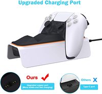 Für PS5-Controller-Ladegerät PlayStation ChargPlayStation 5 Dual sense Edge mit LED