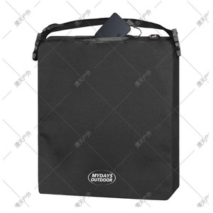 Mydays Outdoor Portable Heated Seat Cushion Black Nylon Adjustable Temperature Camping Office <b>Chair</b> <b>Pad</b> - Product Image 3