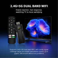 Dispositivo de TV al por Mayor, Dispositivo de IPTV HDR, TV 4K, Dongle de TV Inteligente, Wifi Dual, 2 GB, 16 GB, 4 Núcleos, 64 bits, Android con Control Remoto