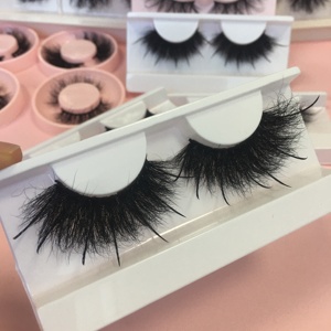 Nuevo estilo Faux Mink pestañas <span class=keywords><strong>postizas</strong></span> hechas a mano Natural corto largo DD Curl Faux Mink pestañas tira completa pestañas proveedor - Product Image 1