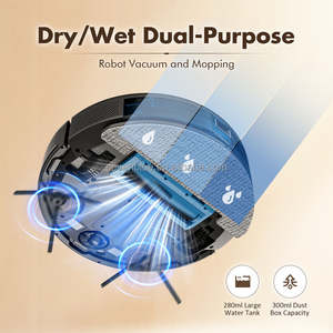 Robot aspirateur et serpillière multifonction avec navigation LDS, vidage automatique, filtre HEPA, nettoyage humide et sec, contrôlable par application, pour usage domestique - Product Image 6