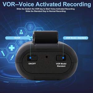 Enregistreur vocal numérique magnétique B800/D3191, enregistrement 200H, prise en charge maximale 128 Go, Type-C, VOX 45dB - Product Image 5