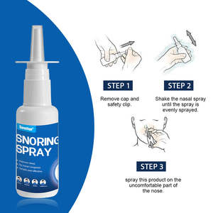 Spray nasal anti-ronflement à base de plantes 30 ml avec vitamine E pour un sommeil amélioré et un confort anti-ronflement - Product Image 3