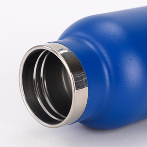 Eco-friendly No plastica sport all'aperto doppia parete <span class=keywords><strong>in</strong></span> acciaio inox bottiglia di acqua isolata con coperchi <span class=keywords><strong>in</strong></span> acciaio o <span class=keywords><strong>bambù</strong></span> personalizzati - Product Image 4