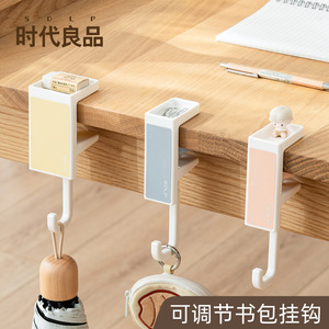 Slip Hook Single Hook Plastic Adjustable Desk Bag Hanger No Drilling 5-10kg Load Capacity Student Classroom Use - Product Image 3