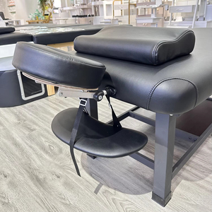 โต๊ะนวดไฟฟ้าสำหรับใบหน้าโต๊ะนวดสปาไฟฟ้าดีไซน์ใหม่เตียงเสริมความงามแบบโค้งสำหรับใช้ในร้านเสริมสวย - Product Image 4