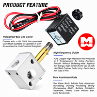 Vanne solénoïde pneumatique MAXIWORLD 1/8 pouce NPT 12V/24V/110V/220V 3 voies 2 positions normalement fermée Vanne solénoïde à air 3V1-06
