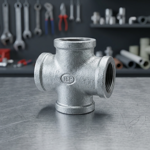 Mejor Precio Recomendado: Accesorios de Tubería de Hierro Fundido Maleable con Banda Cruzada, Galvanizados con Zinc, Resistentes a la Corrosión, Marca TSP G - Product Image 3