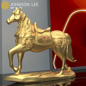 Nordic Creative Resin Crafts <b>TV</b> <b>Cabinets</b> Wooden <b>Wall</b> Signs Horse Ornaments and Statues for Home Decor Living Room Accessories - Product Image 2