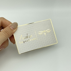 บัตรวีไอพีสีทองตัดทองออกชุบทอง24K ชุบทอง NFC บัตรโลหะเปล่านามบัตรโลหะสี - Product Image 4