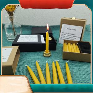 100% naturale fatto a mano <span class=keywords><strong>api</strong></span> puri <span class=keywords><strong>cera</strong></span> conica pilastro <span class=keywords><strong>candele</strong></span> in ottone portacandele senza fumo Mini <span class=keywords><strong>candele</strong></span> coniche <span class=keywords><strong>per</strong></span> natale - Product Image 3