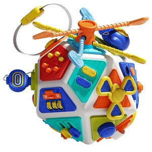 Jouet Balle Polyédrique Montessori XHL pour Bébé, 22 Faces, pour le Développement Cognitif et la Motricité Fine, Jouet d'Apprentissage Précoce, 2-4 Ans, Couleurs - Product Image 1