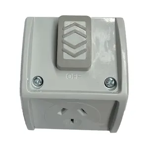 Mini Weatherproof Single Powerpoint Outdoor Socket China factory waterproof Surface wall switch Powerpoint