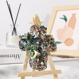 Wholesale Natural Gemstone Heart Crystal Moon Bismuth Star Gem Cross for gift - Product Image 5