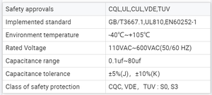 Condensador original de fábrica <span class=keywords><strong>cbb61</strong></span> <span class=keywords><strong>250vac</strong></span> 4,5 uf <span class=keywords><strong>20uf</strong></span>, condensador para ventilador - Product Image 6