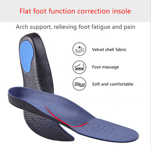 Semelles orthopédiques pour chaussures, correction de pieds plats, support de la voûte plantaire, réglable, personnalisé, pour pieds plats - Product Image 2