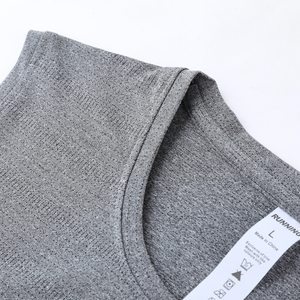 Bán Buôn Sáu Màu Rắn Giản Dị Mùa Hè Tank Top Thời Trang Side Chia Nhanh Khô Người Đàn Ông Thể Thao Vest - Product Image 5