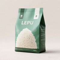 Vente en gros de sac de céréales de 5 kg 10 kg 25kg étanche à l'humidité imprimé personnalisé sac d'emballage de riz debout avec fermeture éclair et poignée