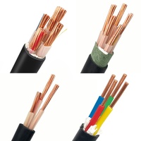 Câble d'alimentation ignifuge ZC-YJV en cuivre sans oxygène, gaine PVC, 3 ou 5 conducteurs, 2,5 à 240 mm², pour pose électrique