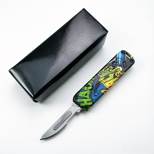 Caja de Regalo con Cuchillo Multiusos de Acero 8cr14 de Alta Dureza, Mango de Aleación de Zinc Impreso en 3D, Cuchillo Creativo y Único para Oficina y Hogar - Product Image 6