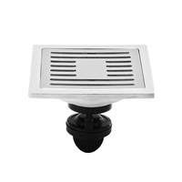 Desagüe de Piso de Doble Uso de 35 Pulgadas, de Acero Inoxidable Pulido, Minimalista Moderno, con Núcleo Magnético Antideslizante y Antirozaduras de 6 mm de Grosor