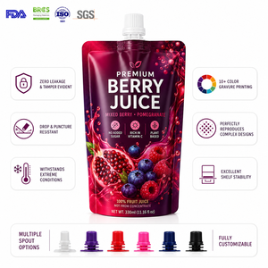 Bolsa Ecológica Transparente de <span class=keywords><strong>100ml</strong></span>, 250ml, 1L para Jabón de Manos, Bolsa con Boquilla Lateral para Líquidos, Doypack con Boquilla para Envasado de Detergente para Ropa - Product Image 2