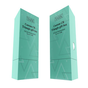 Boîte cadeau triangulaire personnalisée, boîte d'emballage pour cartouche résistante aux enfants avec inserts en EVA - Product Image 6