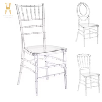 Chaise Chiavari Phoenix Moderne Empilable en PC Transparent Robuste pour Mariages, Événements, Hôtels et Appartements – Offre Spéciale