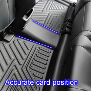 Tapis de sol de voiture personnalisés en TPE 5D antidérapants et imperméables, ensemble complet 4 pièces avant et arrière, pour <span class=keywords><strong>Ford</strong></span> EDGE 2013 et plus - Product Image 5