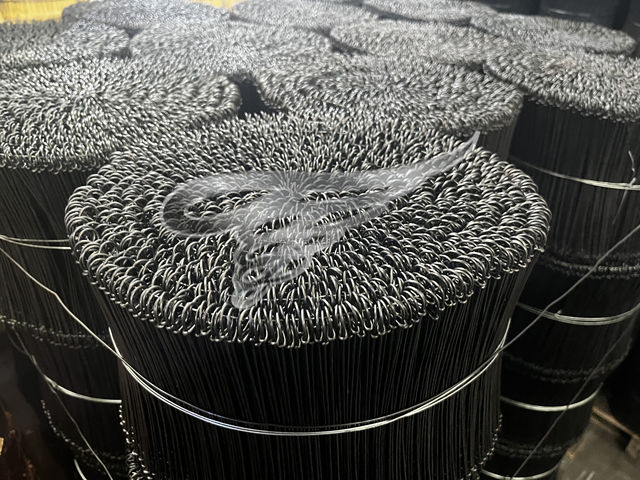 5000 Pieces 6inch Double Loop Tie Wire - Black Annealed Steel Binding Wire for Construction Rebar Tying