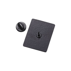 دبابيس معدنية مطلية بالمينا بتصميم كرتوني مضحك على شكل قطة سوداء، شارة تحذيرية 'هل أنت قطة؟'، بروشات إبداعية للبيع بالجملة - Product Image 5