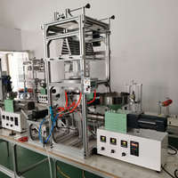 Petite mini machine de soufflement de film de PE en plastique pour la fabrication de sac, fabrication de sac de gilet