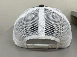 Custom 6 Panel Dark Grey Full Mesh 112 Style Trucker Hat Adjustable <b>Snapback</b> <b>Cap</b> with Custom Embroidery Logo for Men and Women - Product Image 2