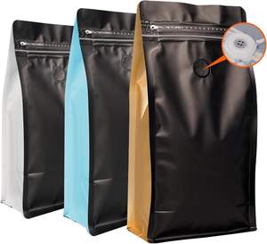 Oem Customizable Coffee Bags 500g With Valve Coffee Bags With Degassing Valve Coffee <b>Body</b> <b>Scrub</b> Packaging - Product Image 1