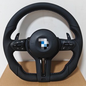 Volante Sportivo in Fibra di Carbonio per <span class=keywords><strong>BMW</strong></span> F30 F10 F20 F35 E/F Chassis Stile M3 M5 M6 con Paddle Shifter - Product Image 1