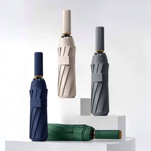 Parapluie d'extérieur grand format haut de gamme en alliage d'aluminium, pliable inversé, personnalisable avec logo, idéal pour l'été – Vente directe usine - Product Image 3