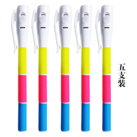 2024 stylo magique 395nm lumière LED avec 3 couleurs réactives UV encre disparaissant stylo espion secret pour enfant marqueur UV bricolage dessin jouet