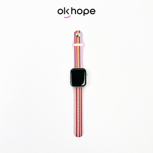 สายนาฬิกาซิลิโคน OK HOPE ลายพิมพ์สวยงาม ขนาด 41/49 มม. กันน้ำ สายยางนุ่ม ใช้ได้กับสมาร์ทวอทช์ - Product Image 2