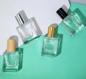 Frosted 15ml Square Flat Glass Bottle Fine Mist Sprayer Screen Printed LK Model Glass Spray Crown Cap Empty Stock Screw <b>Perfume</b> - Product Image 6