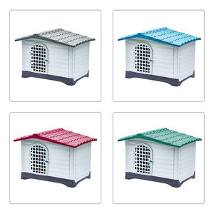 Luxury Pet Series Wholesale Plastic Waterproof Dog <strong>House</strong> Outdoor Indoor With Window - Product Image 2
