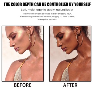Crema idratante personalizzata a base di erbe per il corpo abbronzante per la pelle di grano naturale ombra scura per l'abbronzatura all'aperto - Product Image 5