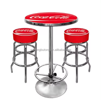 Table de bar en métal multi-applications pour la cuisine extérieure Hôtel Supermarché Entrepôt Salle de sport Entrée Cave à vin Meubles