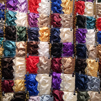 Y-Satin matelassé cercueil cercueil doublure décoration intérieure tissu cercueil couvre tissu accessoires funéraires fournitures