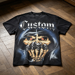 Streetwear Custom LOGO Printed Breathable 100% Cotton Knitted Plus Size Men's Eco-Friendly <b>Hip</b>-Hop Letter Straight Loose Short - Product Image 2