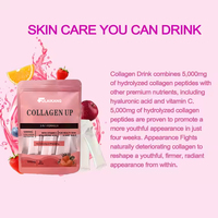 Poudre de protéines de collagène marin pur, boisson liquide éclaircissante pour la peau à la vitamine C, complément beauté pour tous, sauf les femmes enceintes