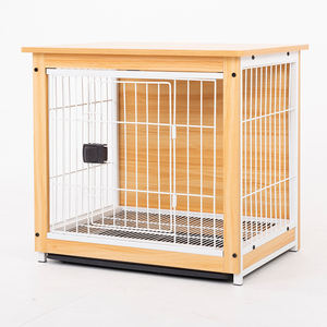 Jaula de madera duradera para mascotas YZ, perrera para perros, gatos, muebles elegantes para mascotas con bandeja incluida - Product Image 2